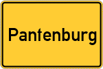 Place name sign Pantenburg