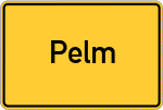 Place name sign Pelm