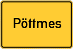 Place name sign Pöttmes