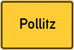 Place name sign Pollitz