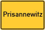 Place name sign Prisannewitz