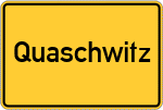 Place name sign Quaschwitz
