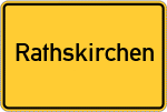 Place name sign Rathskirchen