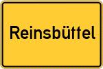 Place name sign Reinsbüttel