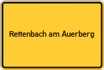 Place name sign Rettenbach am Auerberg