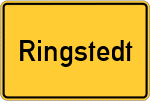 Place name sign Ringstedt