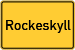 Place name sign Rockeskyll