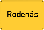 Place name sign Rodenäs