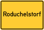 Place name sign Roduchelstorf