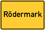 Place name sign Rödermark