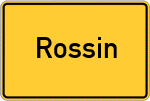 Place name sign Rossin