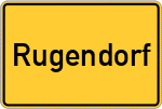 Place name sign Rugendorf