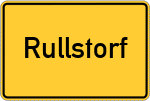 Place name sign Rullstorf