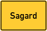 Place name sign Sagard