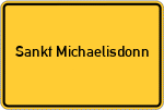 Place name sign Sankt Michaelisdonn