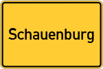 Place name sign Schauenburg