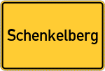 Place name sign Schenkelberg