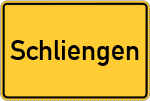 Place name sign Schliengen