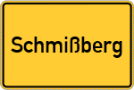 Place name sign Schmißberg
