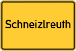Place name sign Schneizlreuth
