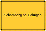 Place name sign Schömberg bei Balingen