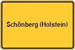 Place name sign Schönberg (Holstein)