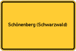 Place name sign Schönenberg (Schwarzwald)