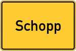 Place name sign Schopp
