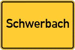 Place name sign Schwerbach