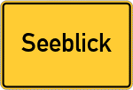 Place name sign Seeblick
