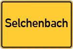 Place name sign Selchenbach