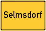 Place name sign Selmsdorf
