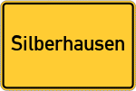 Place name sign Silberhausen