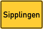 Place name sign Sipplingen