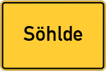 Place name sign Söhlde