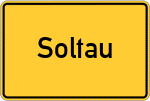 Place name sign Soltau