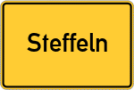 Place name sign Steffeln