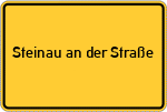 Place name sign Steinau an der Straße