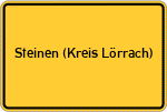 Place name sign Steinen (Kreis Lörrach)