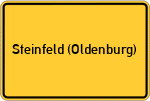 Place name sign Steinfeld (Oldenburg)