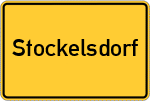 Place name sign Stockelsdorf