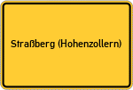 Place name sign Straßberg (Hohenzollern)