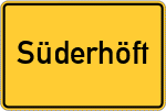 Place name sign Süderhöft