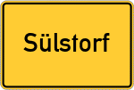 Place name sign Sülstorf