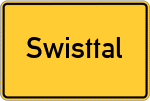 Place name sign Swisttal