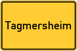 Place name sign Tagmersheim