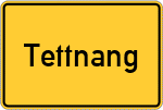 Place name sign Tettnang