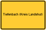 Place name sign Tiefenbach (Kreis Landshut)
