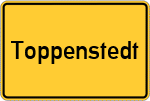 Place name sign Toppenstedt