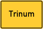 Place name sign Trinum